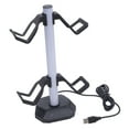 thumbnail image 1 of Game Controller Stand, RGB Lighting Controller Headset Holder Stylish Look 2 USB Interface Wide Compatibility High Stability Type C Port  for  Pro, 1 of 7