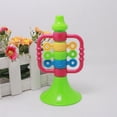 thumbnail image 3 of Mini Trumpet Toys Plastic Sound Music Instruments Educational Toys for Children For 3-6 years, 3 of 8