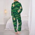 thumbnail image 5 of Bingfone Womens Pajama Sets St Patrick'S Day9 Print,Long Sleeve Loungewear Pajamas Set-Xx-Large, 5 of 9