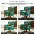 thumbnail image 5 of Wingback Accent Chairs Set of 2 Floral Armchairs Upholstered Living Room, 5 of 9