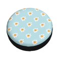 thumbnail image 4 of Xecao Daisies Flowers for Tire Covers: Waterproof, dust-proof, and universally fitting for trailers, SUVs, 4 of 8