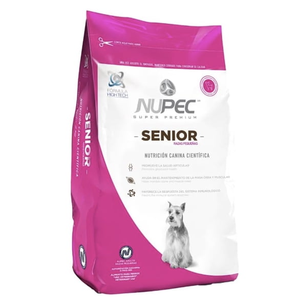 Croquetas Nupec Senior Razas Pequeñas 8 Kg