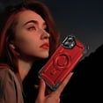thumbnail image 7 of Allytechgroup for iPhone 16 Plus Case with Camera Kickstand, Support Wireless Charging Magnetic Phone Case for Women Men Military Grade Drop Protection for Apple iPhone 16 Plus, Red, 7 of 7
