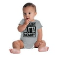 thumbnail image 5 of Straight Outta Mommy Hip Hop Romper Boys or Girls Infant Baby Brisco Brands NB, 5 of 6