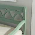 thumbnail image 6 of Powell Elliana Storage Bench, Teal Finish with Beige Fabric, 6 of 12