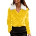 thumbnail image 2 of Pyhlmscde Chandail en Molleton à Manches Longues pour Femmes, Confort Chaud, Pyjama de Noël, Tenues d'Automne pour Femmes, 2 of 4