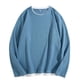 thumbnail image 1 of pstuiky manga larga de hombre, Sudadera con capucha de dos piezas, manga larga, redonda, color liso, informal, para hombre Tops casuales para hombres m, 1 of 4