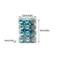 thumbnail image 4 of Bouanq 24ct Plastic Mini Small Tree Shatterproof Christmas Hanging Ball Ornaments, Christmas Ball Ornaments for Xmas Tree (1.37"), 4 of 4
