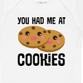 thumbnail image 4 of Inktastic You Had Me at Cookies Boys or Girls Baby Bodysuit, 4 of 5