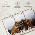 thumbnail image 6 of Elephant Stock Fighting Woolly Mammoths Wall Art - Horizontal Multi Panel Canvas - Living Room Wall Decor - Animal Multi Panel - Beige And Gray Decor - 57" x 36", 6 of 8