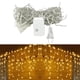 thumbnail image 1 of LED, , luces de hadas, colgante de 4M de ancho, enchufe en 8 modos para interior, exterior, boda, fiesta, jardín, Luz blanca cálida, 1 of 8