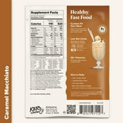 Keto Chow Caramel Macchiato Ultra Low-Carb Meal Shake, 21 Servings