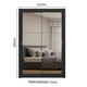 thumbnail image 3 of Ropero Closet Madesa Vivare Plus 2 Puertas 2 Espejos Negro 1, 3 of 5