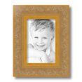 thumbnail image 2 of ArtToFrames 6" x 9" Majestic  Gold Picture Frame, 6x9 inch Silver Wood Poster Frame (WOM-5122),  Pack, 2 of 7