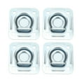 thumbnail image 2 of Recessed Tie Down D Rings, 4 Pcs Break Proof Trailer  Tie Down Anchors High Strength  for Bucket Trailers, 2 of 8