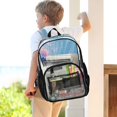 thumbnail image 7 of PVC Transparent Backpacks Clear Backpack for Travel and Outings Vibrant Colors Fish, 7 of 7