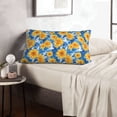 thumbnail image 6 of Pofeuu Ocean Wave Sunflower Print Polyester Microfiber Plush Pillowcases, Super Soft and Cozy Pillow Case Covers with Envelop Closure（Pillow core not included）-16"x24", 6 of 6