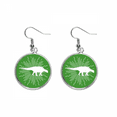 thumbnail image 1 of Animals Ancient Times Limbs Herbivores Ear Dangle Silver Drop Earring Jewelry Woman, 1 of 3