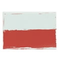 thumbnail image 1 of Poland Cutting Board, Grunge Illustration of Polish Flag Simple Concept Country Traits Print, Decorative Tempered Glass Cutting and Serving Board, in 3 Sizes, by Ambesonne, 1 of 2