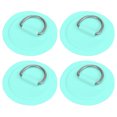 thumbnail image 1 of 4 Piezas D Anillo Parche PVC Inoxidable Acero Redondo Forma Verde para Kayak, 1 of 1