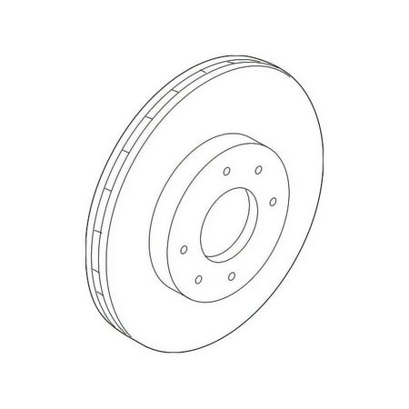 Genuine OE Mitsubishi Rotor - 4615A178 Fits select: 2013-2015 MITSUBISHI OUTLANDER SPORT ES, 2016-2017 MITSUBISHI OUTLANDER SPORT ES/SE