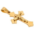 thumbnail image 1 of Amuleto colgante chapado en oro, colgante de cruce, color duradero, colgante de cruce dorado, construcción resistente, 1 of 14