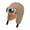 Coffee, variant on Toddler Boy Hat Girl Winter Trapper Hat with Goggles â Knit Earflap Beanie Lined Windproof Aviator Cap, Cool Fashion Accessories Outdoor Essentials for Snow Activities