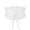 WHITE-B, variant on Gotyou Women's 16cm Short Lace Corset Belt, Vintage Sheer Mesh Underbust Waist Cincher, Breathable Shaper Girdle with 3 Hooks & Fishbone Support, Retro Gothic Cosplay Waist Trainer for Dress
