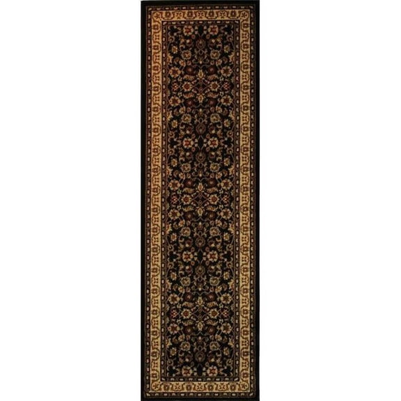SAROUK BLACK 2 ft. 3 in. x 9 ft. 6 in. Runner 54933