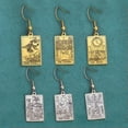 thumbnail image 2 of EOEMY Tarot Cards Stainless Steel Drop Earrings Divination Women Jewelry Gifts, 2 of 9