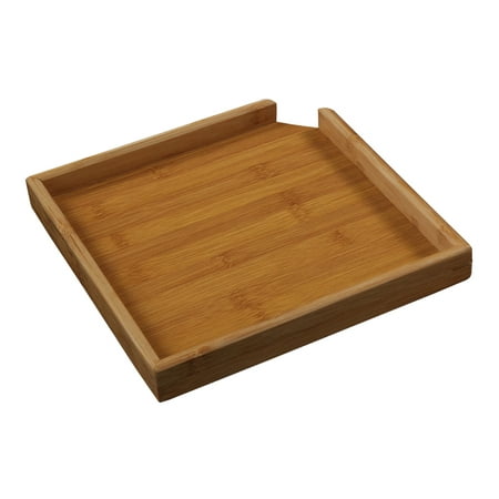 

1pc Tea Tray Teaboard Bamboo Tea Plate Tea Ceremony Accessories for Home Tea House (Small Size 15x15x2cm Khaiki)