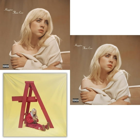 Happier Than Ever (X) (2LP) & Happier Than Ever (2LP/Recycled Vinyl/Rainbow Foil Jacket) (Rsd) & Billie Eilish - Dont Smile At Me (Black LP Vinyl)