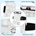 thumbnail image 2 of 8 Pcs Pilot Kneeboard Aviation Set Clipboard with Pen Holder and Elastic Strap Rotating Chart Plotter for Pilot Gifts, 2 of 6