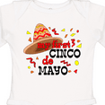 thumbnail image 4 of Inktastic My First Cinco De Mayo with Sombrero Boys or Girls Long Sleeve Baby Bodysuit, 4 of 5