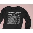 thumbnail image 5 of Old Glory Mens Ineptocracy Definition Long Sleeve Graphic T Shirt, 5 of 6