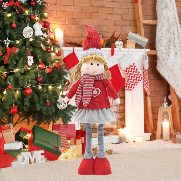 Figura de muñeca navideña Macarena 59 cm Adorno Decorativo para Navidad