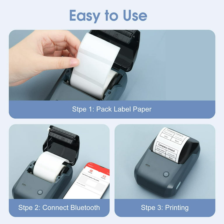 Niimbot B1 Jewelry Tag Label Printer Portable Machine Price Tag Paper  Sticker home label Maker