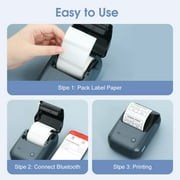 NIIMBOT B1 Label Makers, 2 Inch Bluetooth Label Maker Auto Identification Portable Label Printer