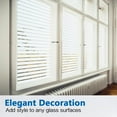 thumbnail image 3 of 1 Roll Window Privacy Film, 17.7 x 78.7 in Frosted Glass Window Film, Non-Adhesive Static Cling Glass Vinyl, Reusable Heat Blocking Frosting Coverings, Removable Door Stickers for Home Office, 3 of 7