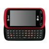 LG Xpression C395 - 3G feature phone - microSD slot - LCD display - 400 x 240 pixels - rear camera 2 MP - AT&T - red