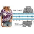 thumbnail image 6 of MOSHU Womens T-Shirts V Neck Short Sleeve Loose Tees Tops Casual Print Shirts for Women, 6 of 8