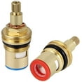 thumbnail image 3 of Ceramic Tap Cartridge, Replacement Brass Ceramic Stem Disc Cartridge Faucet, 3 of 4