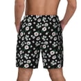 thumbnail image 4 of Uemuo Daisies Flowers Pattern Mens Swim Trunks Quick Dry Board Shorts with Mesh Lining, Stretch Beach Shorts Quick Dry No-Chafing Board Shorts-Medium, 4 of 9