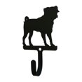 thumbnail image 1 of Village Wrought Iron WH-327-S Pug Wall Hook, Small, 1 of 1