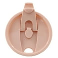 thumbnail image 4 of Mr. Coffee Sip Savvy 4 Piece 15 Ounce Silicone Sleeve Glass Cup Set w/ Lid and Straw in Pink, 4 of 6