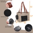 thumbnail image 4 of Pet Backpack Carrier, Cat Backpack Carrier With Breathable Mesh, Drawstring Opening, Metal Anti Escape Release, Deer Fur Handle, Dog Backpack Carrier, 4 of 9