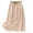 Beige, variant on Cotton Linen Skirt for Women with Pockets Casual Flowy Swing Elastic High Waist A-Line Split Long Boho Skirts,Purple,Women's M-XXL