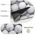 thumbnail image 6 of Area Rugs for Living Room Bedroom, Golf 4'x6' Rug Washable Carpet Runner Indoor Outdoor, Modern Geometric Abstract Balls Textured Non Slip Accent Floor Mats Rug for Kitchen, Office, 6 of 8