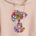 thumbnail image 3 of Peanuts - Snoopy Silhouette Pattern - Juniors Cropped Pullover Hoodie, 3 of 6