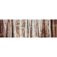 thumbnail image 2 of Atelier B Art Studio 14x7 White Modern Wood Framed Museum Art Print Titled - TREES OF AN ASBTRACT FOREST, 2 of 4